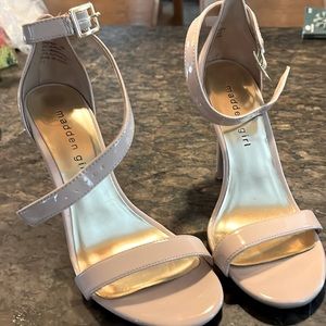 Madden girl dressy heels pinkish beige